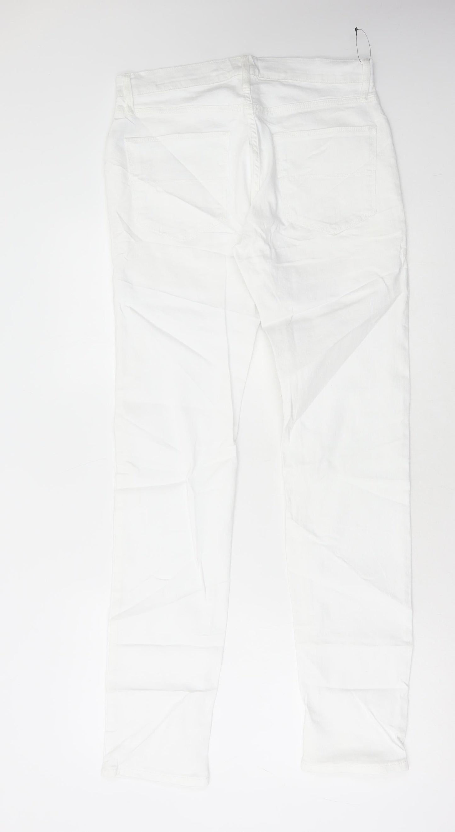 Womens UK Size 30 in Marks and Spencer Regular Fit Skinny White Jeans