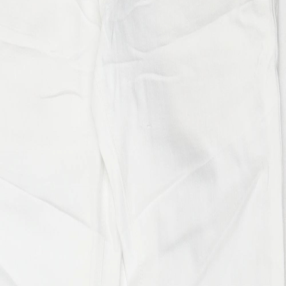 Womens UK Size 30 in Marks and Spencer Regular Fit Skinny White Jeans