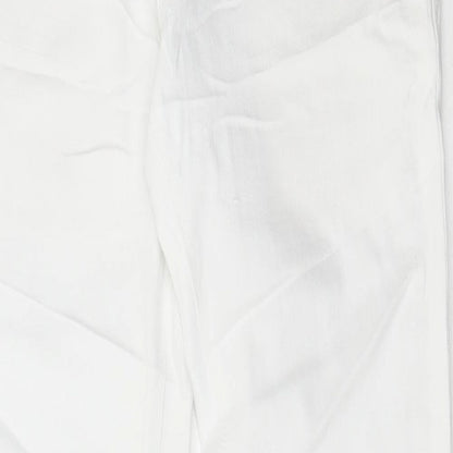 Womens UK Size 30 in Marks and Spencer Regular Fit Skinny White Jeans