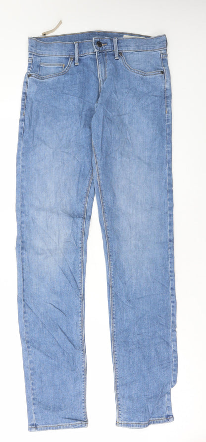 Womens UK Size 30 in Marks and Spencer Regular Fit Skinny Blue Jeans