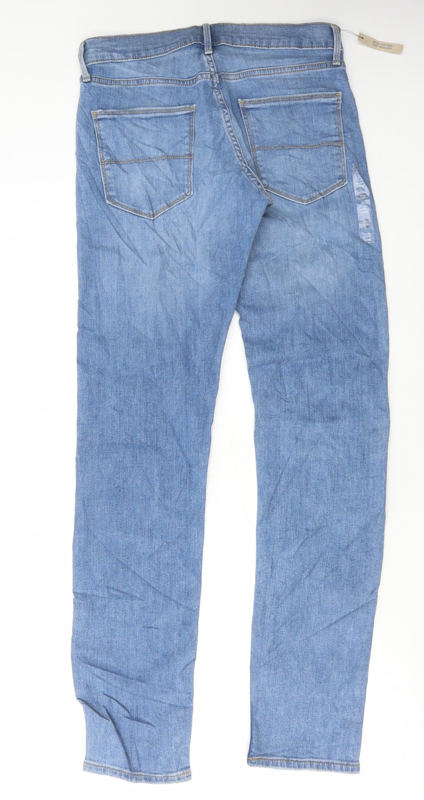 Womens UK Size 30 in Marks and Spencer Regular Fit Skinny Blue Jeans