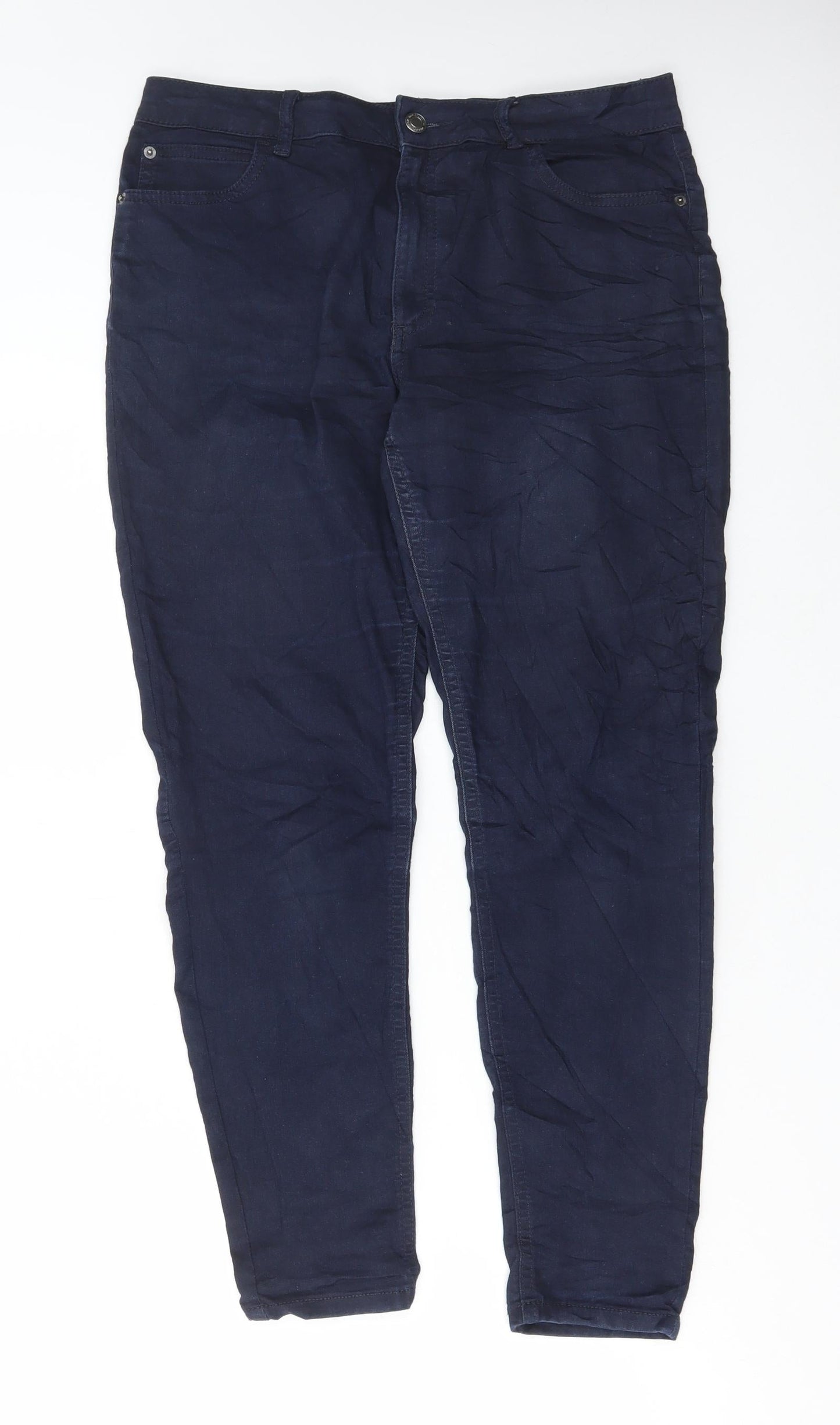 Womens UK Size 10 Marks and Spencer Regular Fit Skinny Blue Jeans