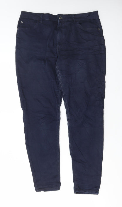 Womens UK Size 10 Marks and Spencer Regular Fit Skinny Blue Jeans