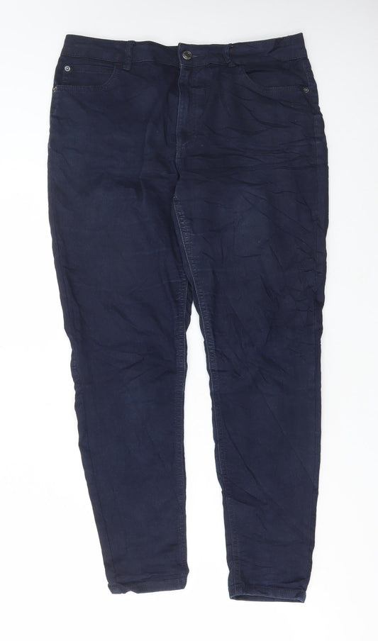 Womens UK Size 10 Marks and Spencer Regular Fit Skinny Blue Jeans