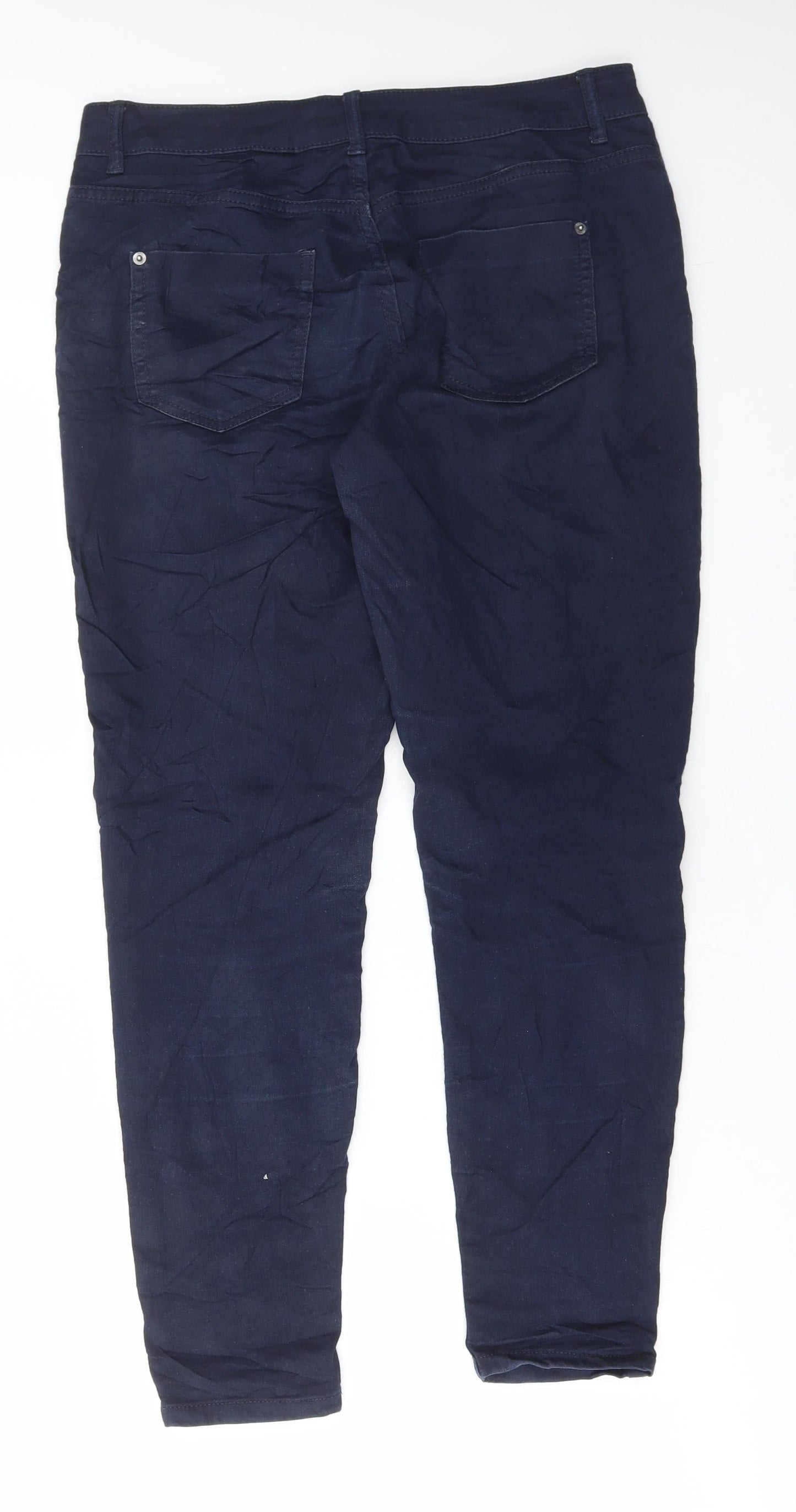 Womens UK Size 10 Marks and Spencer Regular Fit Skinny Blue Jeans