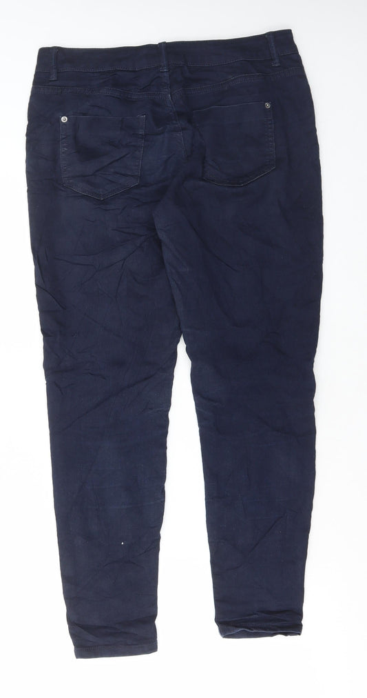 Womens UK Size 10 Marks and Spencer Regular Fit Skinny Blue Jeans