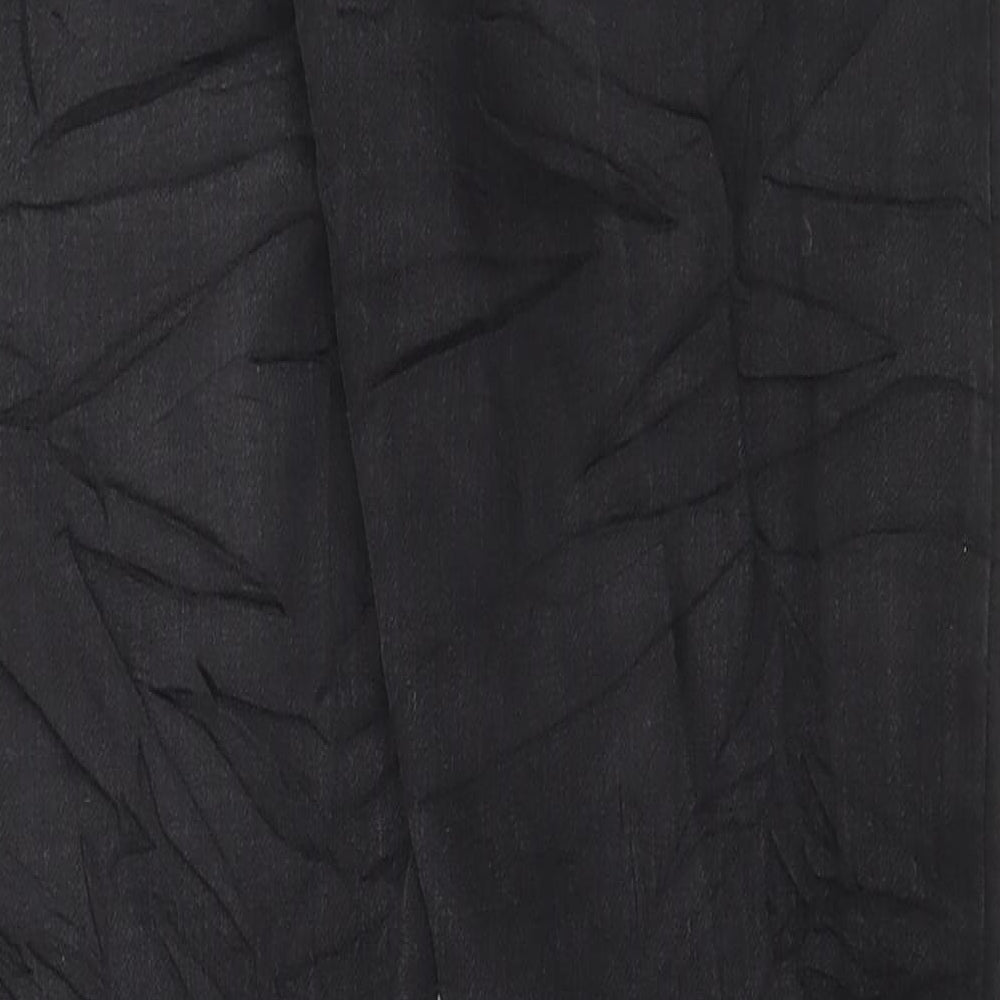 NEXT Womens Black Cotton Skinny Jeans Size 32 in L30 in Regular Button