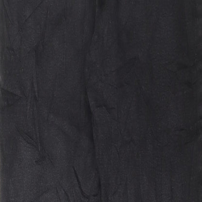 Denim & Co. Womens Black Cotton Skinny Jeans Size 12 L26 in Regular Button