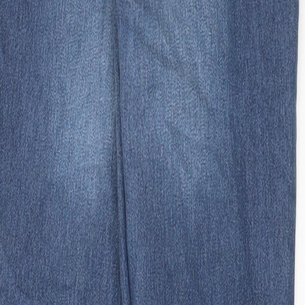 TU Womens Blue Cotton Jegging Jeans Size 8 L31 in Regular