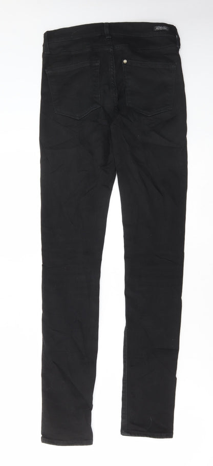 &Denim Womens Black Cotton Skinny Jeans Size 28 in L32 in Regular Button