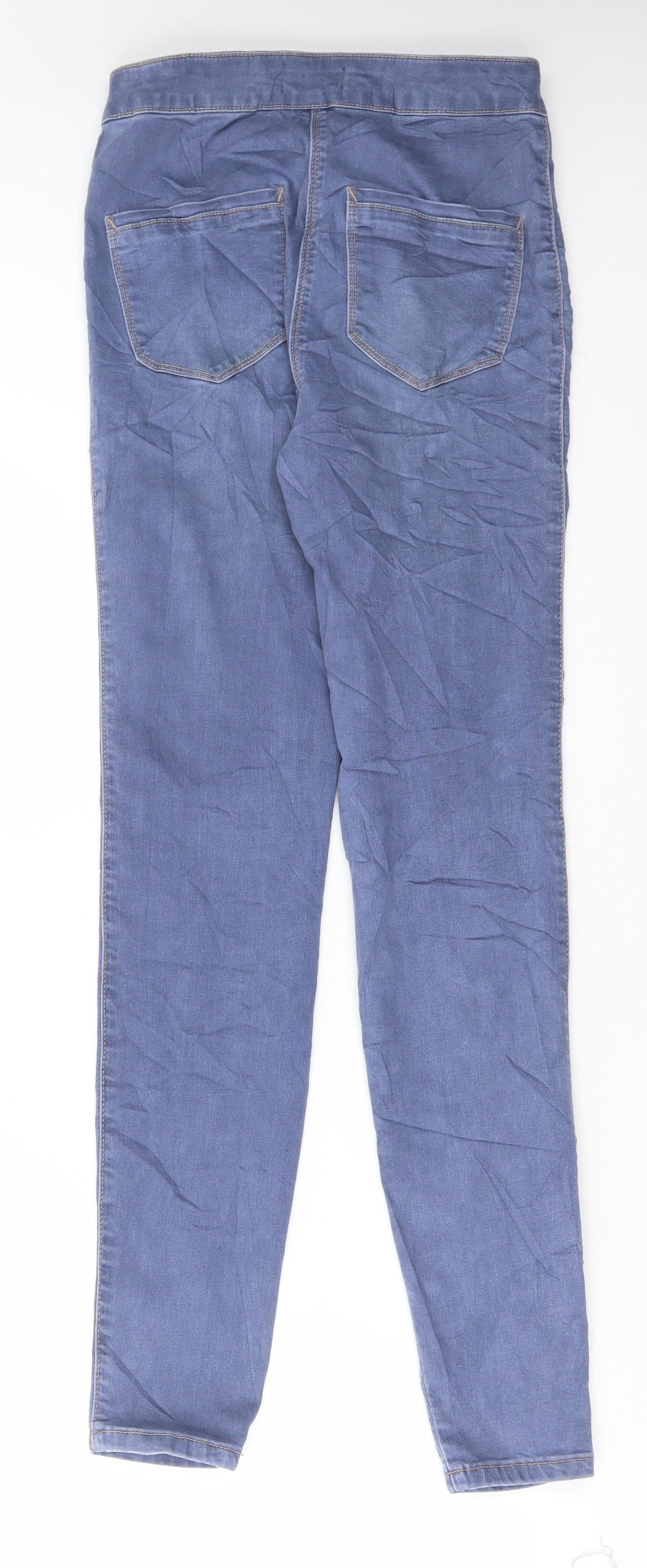 /Denim Womens Blue Cotton Skinny Jeans Size 10 L29 in Regular Button