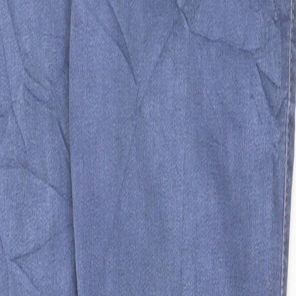 /Denim Womens Blue Cotton Skinny Jeans Size 10 L29 in Regular Button