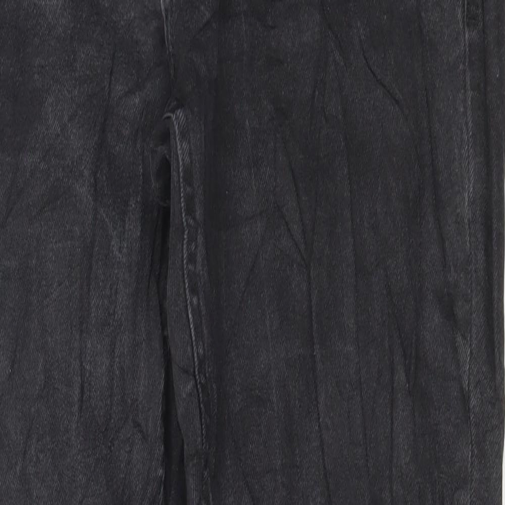Womens UK Size 32 in Preworn Regular Fit Straight Black Jeans