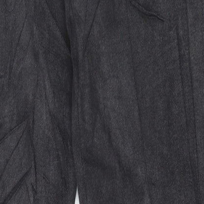 Womens UK Size 32 in Preworn Regular Fit Straight Black Jeans