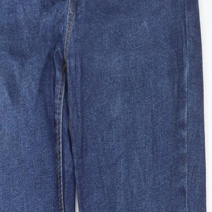 Womens UK Size 28 in Preworn Regular Fit Skinny Blue Jeans