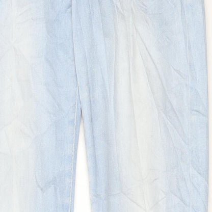 H. Twenty One Womens Blue Cotton Skinny Jeans Size 30 in L32 in Regular Button