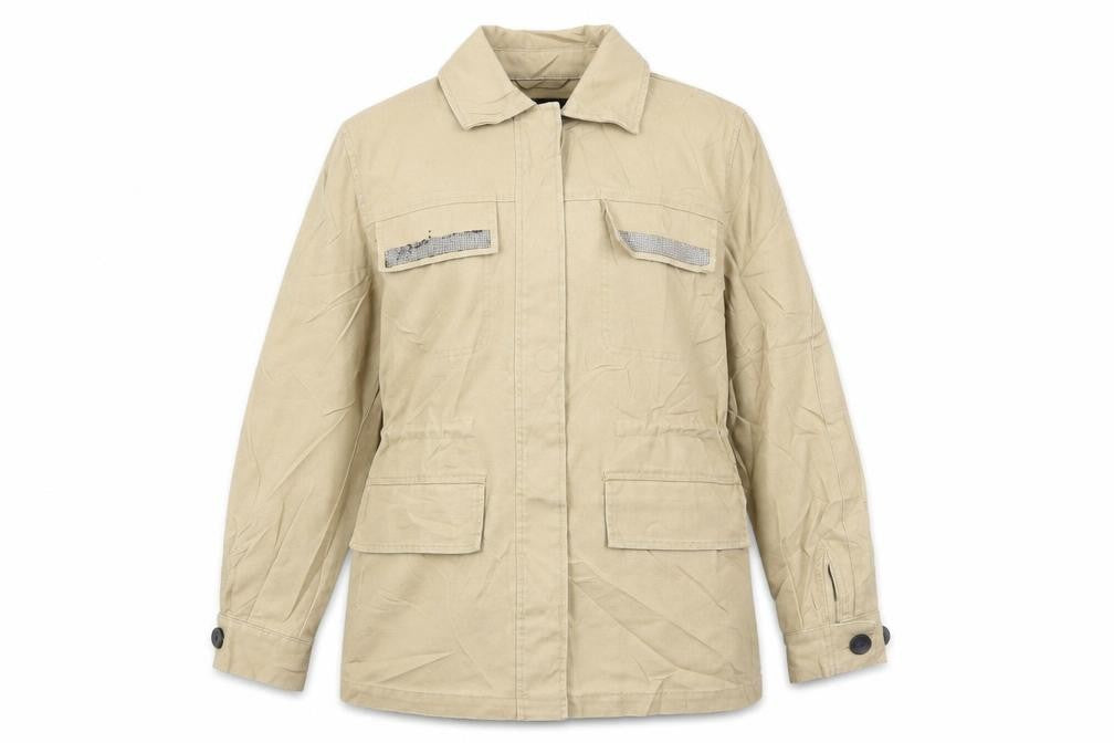 Womens UK Size S Zara Beige Jacket