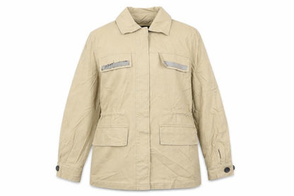 Womens UK Size S Zara Beige Jacket