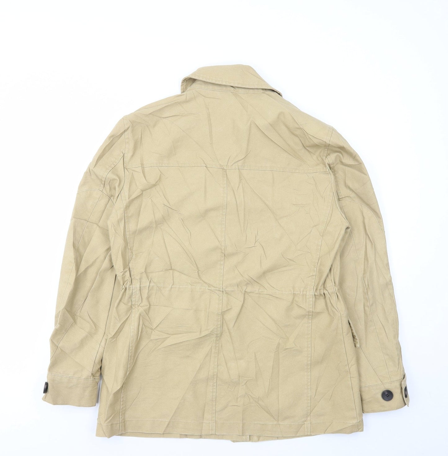 Womens UK Size S Zara Beige Jacket