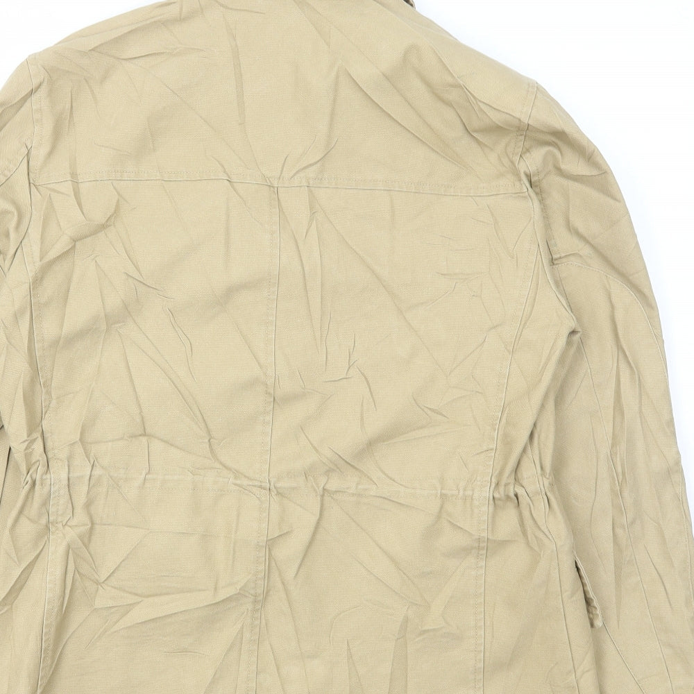Womens UK Size S Zara Beige Jacket