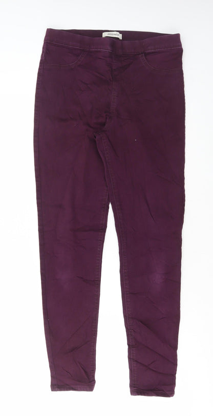 Womens UK Size 12 Marks and Spencer Regular Fit Skinny Purple Jeans