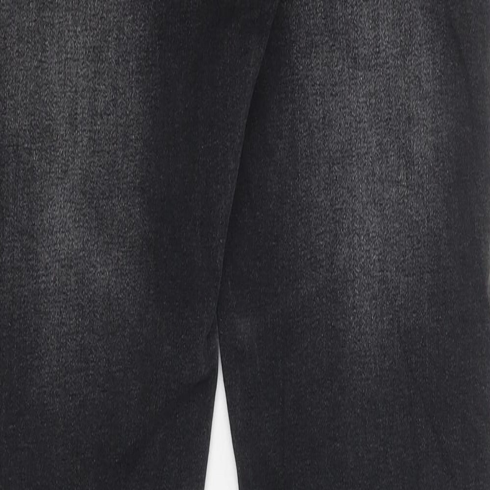 Womens UK Size 2XS Preworn Regular Fit Skinny Black Jeans