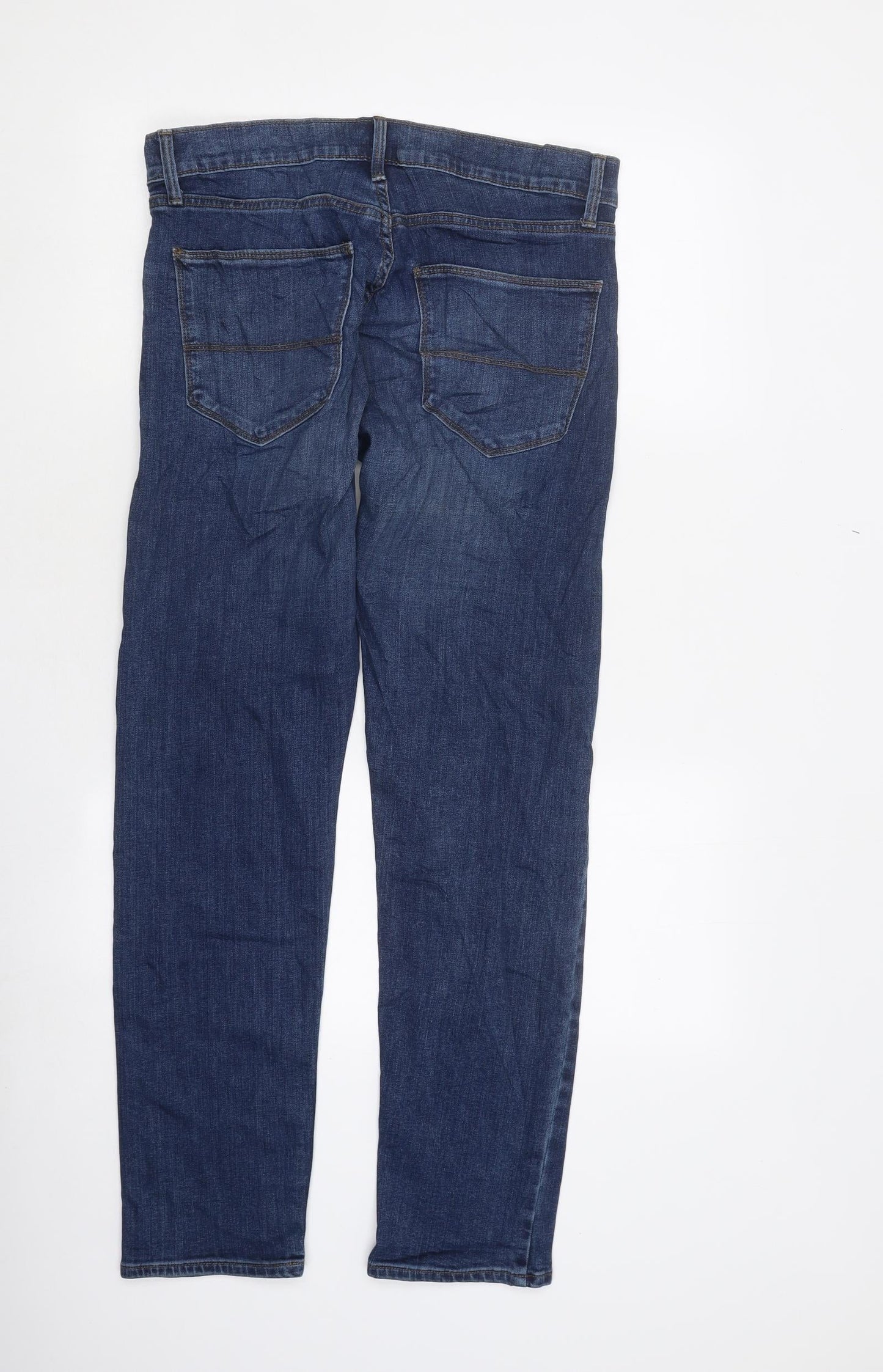 Womens UK Size 10 Marks and Spencer Regular Fit Skinny Blue Jeans