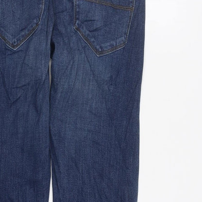 Womens UK Size 10 Marks and Spencer Regular Fit Skinny Blue Jeans