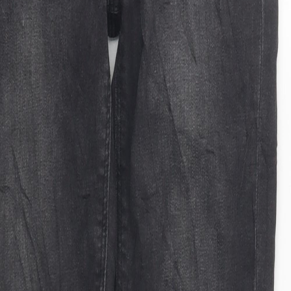 Z1976 Denim Womens Black Cotton Skinny Jeans Size 8 L34 in Regular Zip