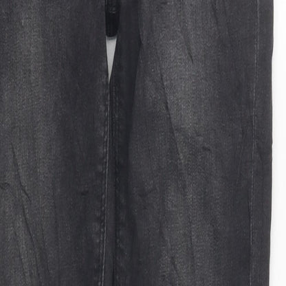 Z1976 Denim Womens Black Cotton Skinny Jeans Size 8 L34 in Regular Zip