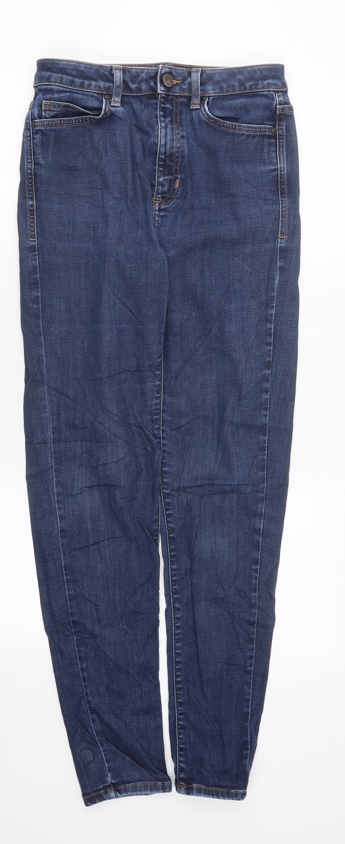 Womens UK Size 10 Marks and Spencer Regular Fit Skinny Blue Jeans