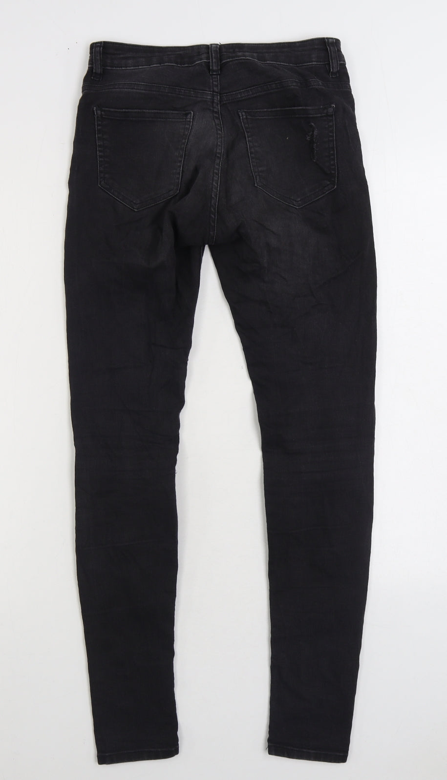 Womens UK Size 6 H&M Regular Fit Skinny Black Jeans