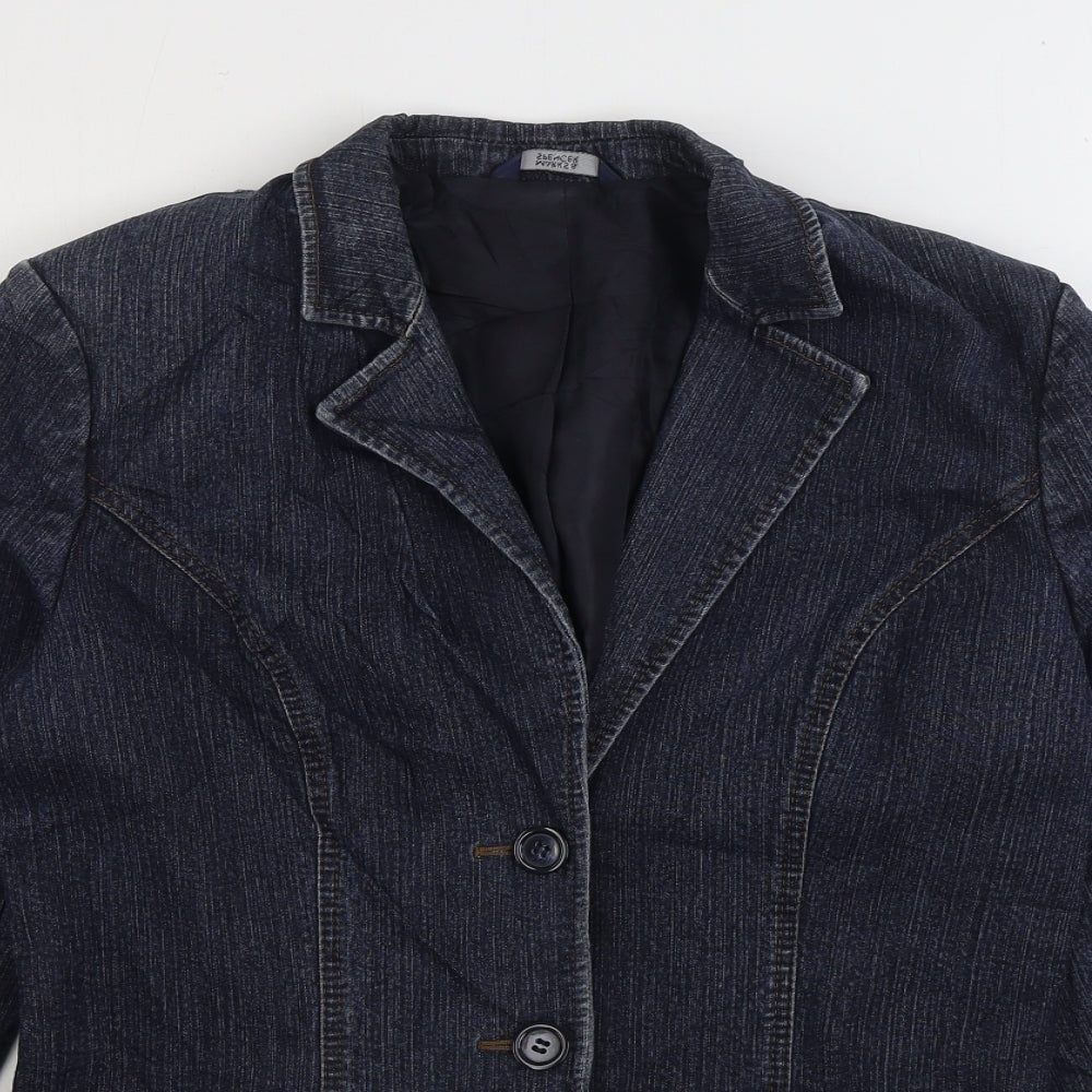 Womens UK Size S Marks and Spencer Blue Jacket