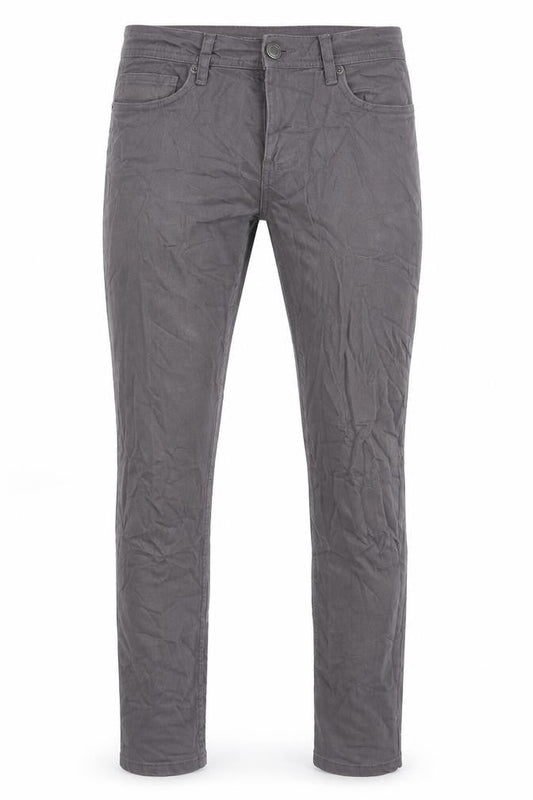 Mens UK Size 28 in Denim & Co. Regular Fit Skinny Grey Jeans
