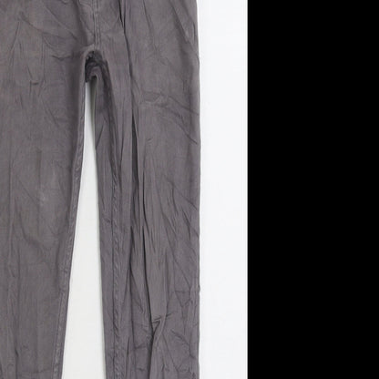 Denim & Co. Mens Grey Cotton Skinny Jeans Size 28 in L30 in Regular Zip