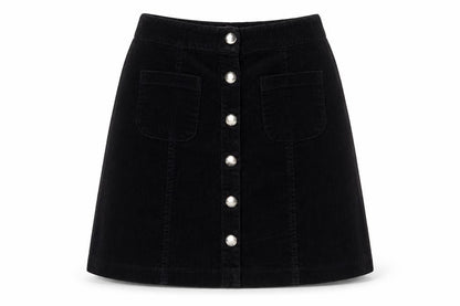 Womens UK Size XS Cooperative A-Line Corduroy Skirt