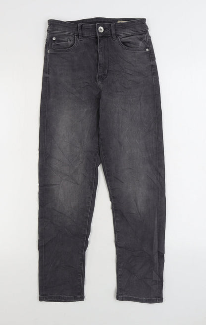 Womens UK Size 6 Marks and Spencer Regular Fit Straight Grey Jeans