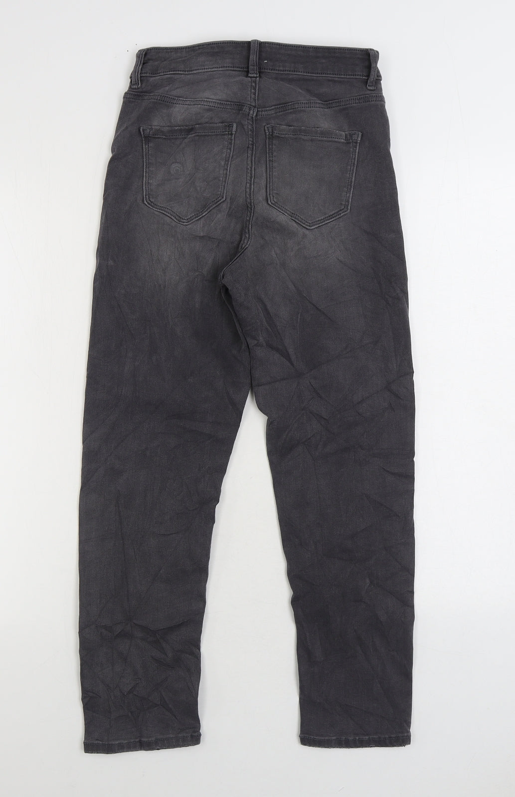 Womens UK Size 6 Marks and Spencer Regular Fit Straight Grey Jeans