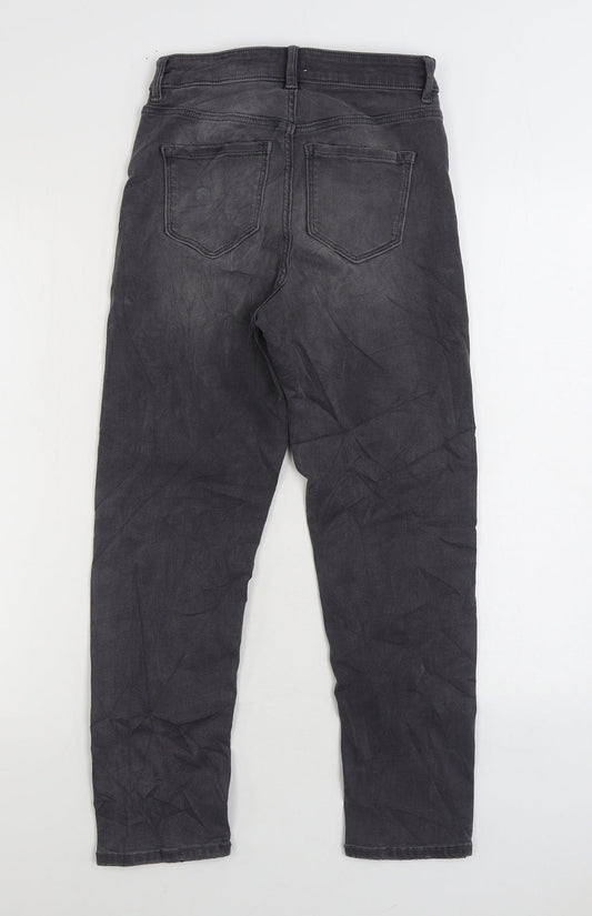 Womens UK Size 6 Marks and Spencer Regular Fit Straight Grey Jeans