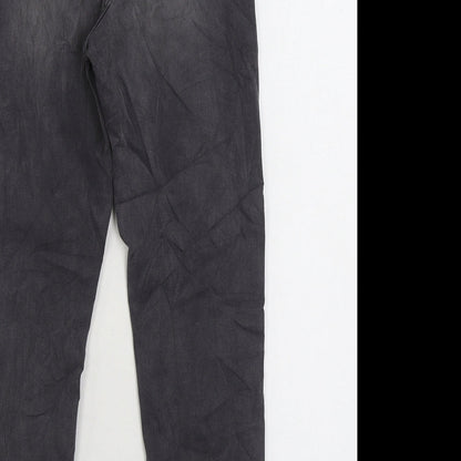 Womens UK Size 6 Marks and Spencer Regular Fit Straight Grey Jeans