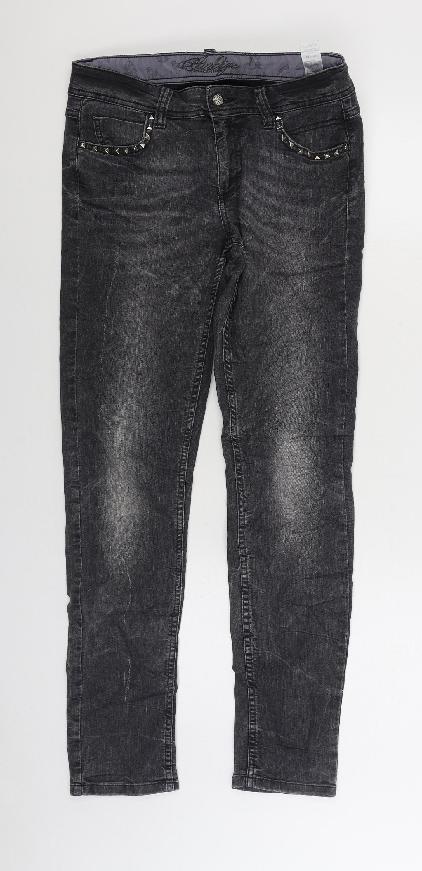 Womens UK Size 10 Marks and Spencer Regular Fit Skinny Black Jeans