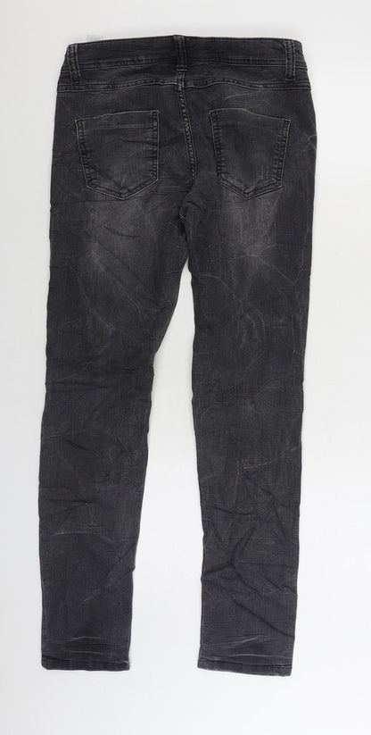 Womens UK Size 10 Marks and Spencer Regular Fit Skinny Black Jeans