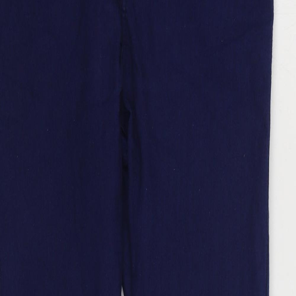 Topshop Womens Blue Cotton Skinny Jeans Size 30 in L32 in Regular Zip