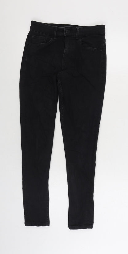 Womens UK Size 8 Marks and Spencer Regular Fit Skinny Black Jeans