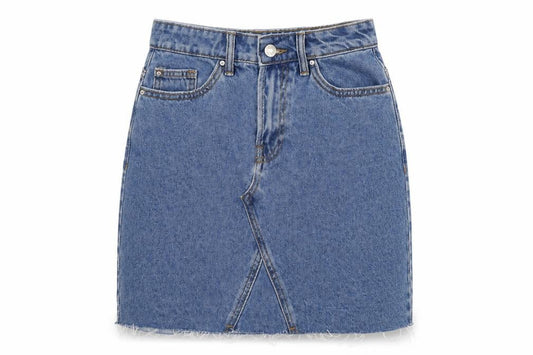 Womens UK Size 6 Denim & Co. Mini Denim Skirt