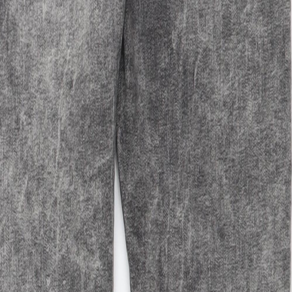 Gap Girls Grey Cotton Skinny Jeans Size 10-11 Years Regular Button