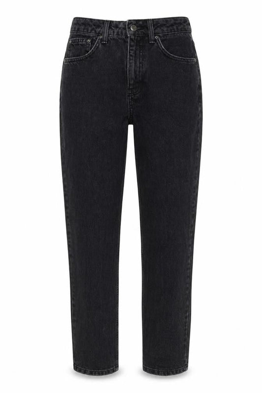 Womens UK Size 26 in Topshop Regular Fit Mom Black Jeans