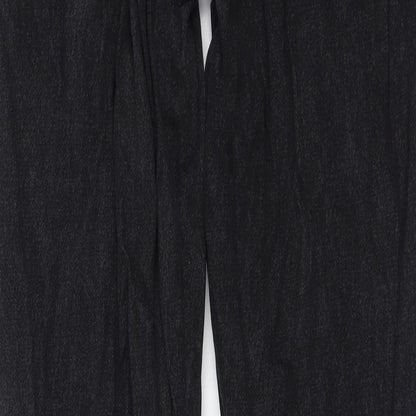 Topshop Womens Black Cotton Mom Jeans Size 26 in L34 in Regular Button