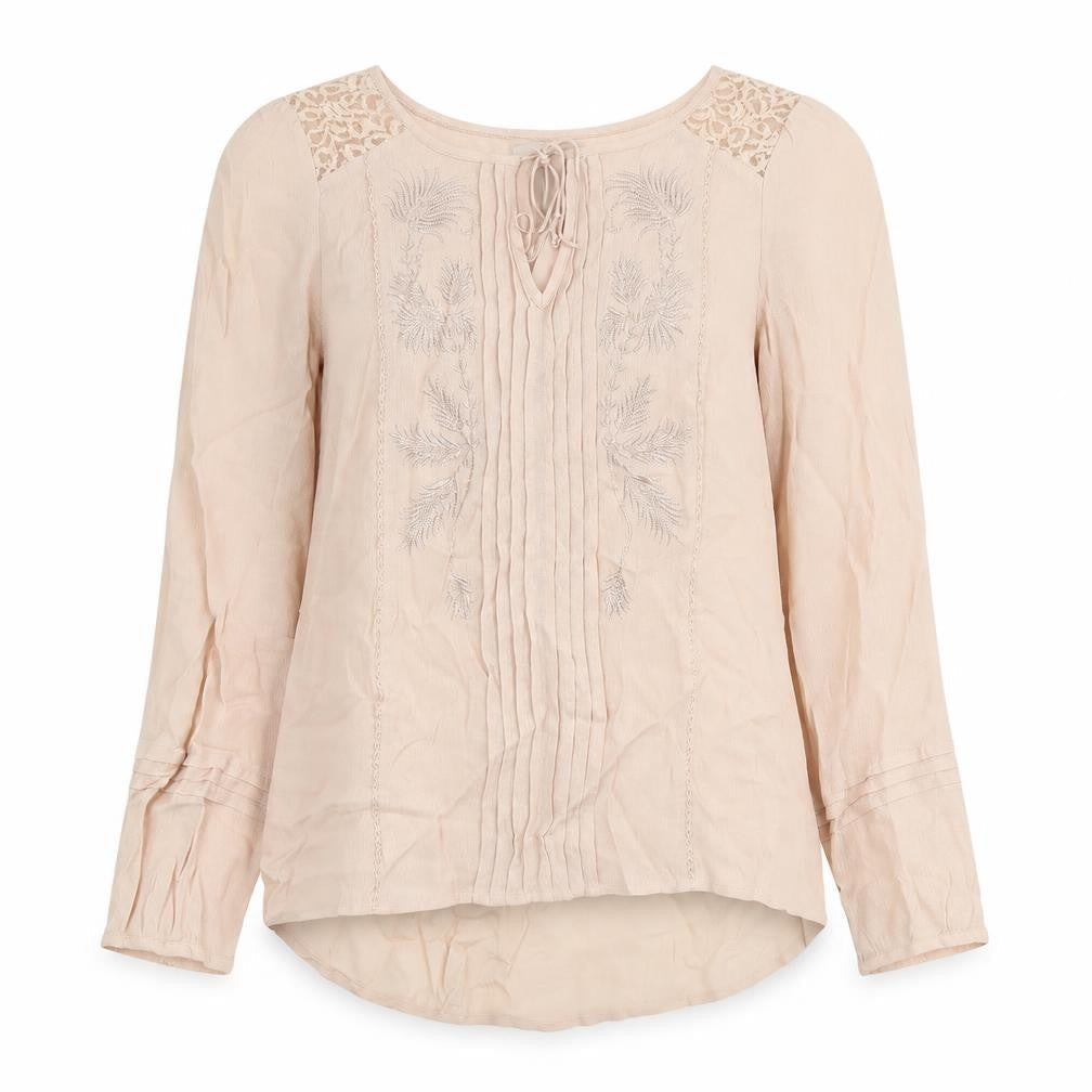 Womens UK Size 10 Per Una Pink Basic Blouse