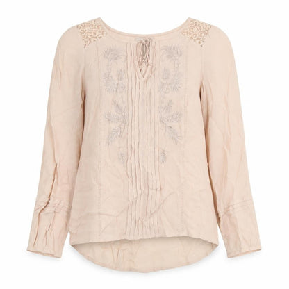 Womens UK Size 10 Per Una Pink Basic Blouse